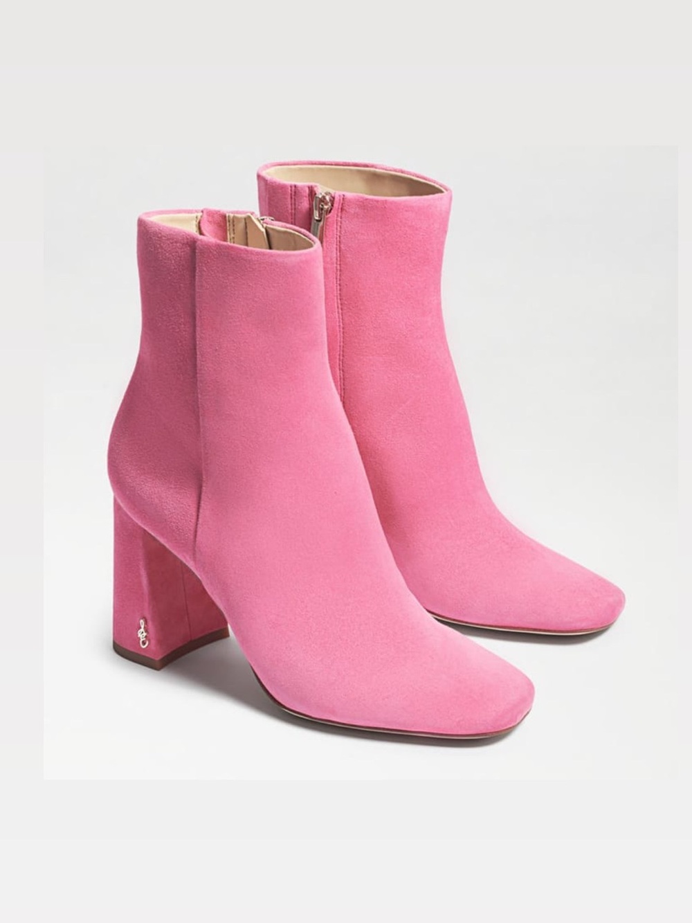 Sam Edelman Codie Ankle Bootie - Pink Suede